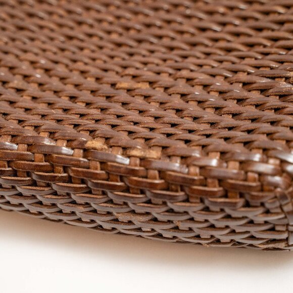 FINAL PRICE!!! Vintage De Vecchi By Hamilton Hodge Woven Leather Shoulder Bag - Picture 7 of 14